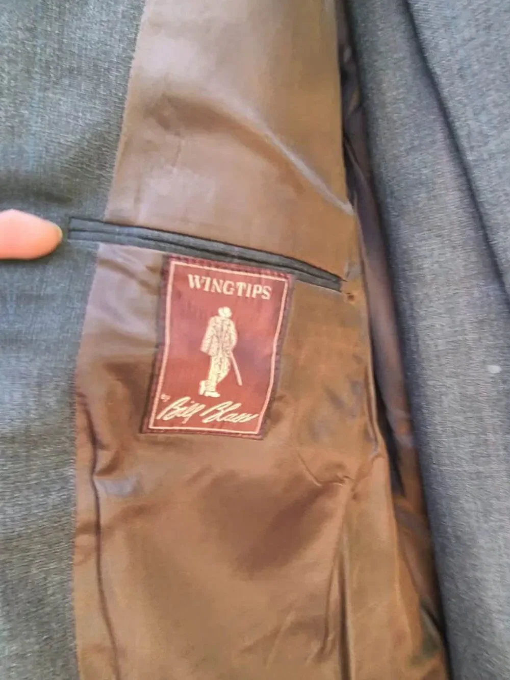 Bill Blass Vintage Mens Charcoal Suit size 40 Long (1990s to 2000)